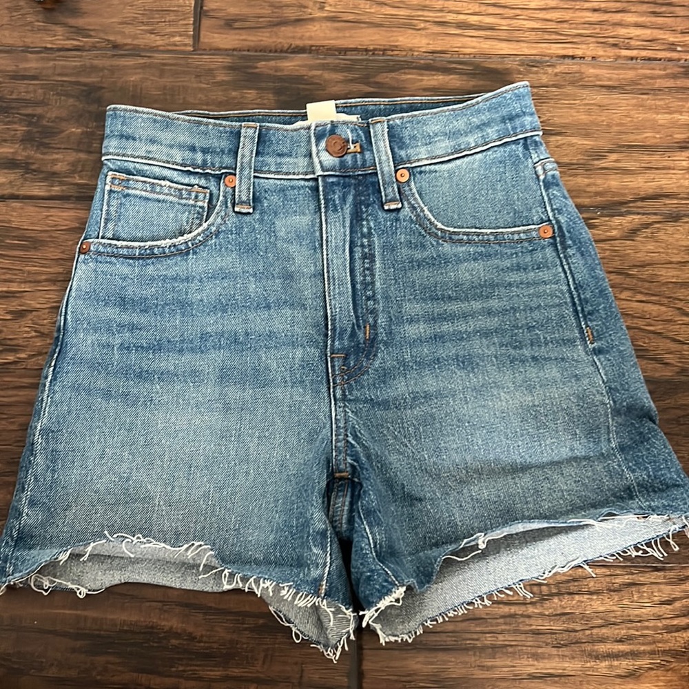 Madewell High Rise Denim Shorts
